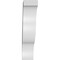 Ekena Millwork 3-in. W x 10-in. D x 14-in. H Funston Architectural Grade PVC Knee Brace BRCP03X10X14FST - alternate 4